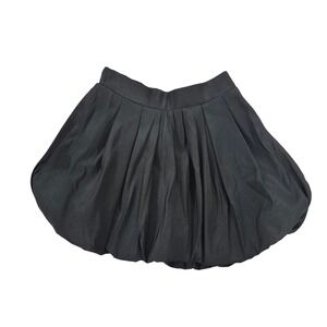 A New Day XS Black Mini Skirt Bubble Pleated Lined Party Cocktail